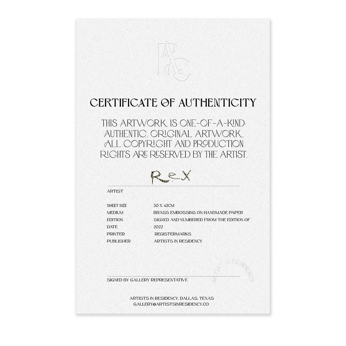 Finish, frame, forever.